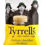 TYRRELLS chips mat. cheddar&chive 150g