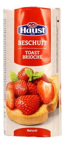 4012297 HAUST Biscottes Nature 125g – Image 1