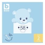 B couches Mini 2 3-6kg 58pc