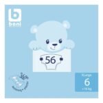B couches XLarge 6 13-18kg 56pc