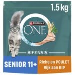 PURINA ONE bifensis senior cat 11+ 1,5kg
