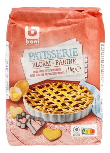 4030686 B farine pâtisserie 1kg – Image 1
