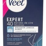 VEET Expert bandes de cire sens. 40pc (1pc)
