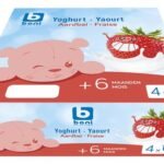 B Yoghurt fraise 4x100g
