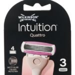 INTUITION lames de rasoir Quattro 3pc (1pc)