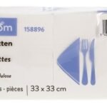ECONOM serviette blanche 33x33cm 500pc