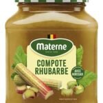 MATERNE compote de rhubarbe 375g