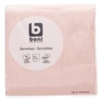 BONI Serviette Rose 24cm 50pc