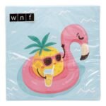 WNF flamingo band 33x33cm 20pc