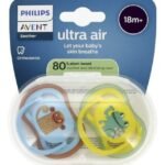 AVENT sucette Air +18m mix design 2pc