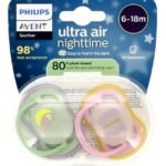 AVENT suc.Air Night +6m animal mix 2pc