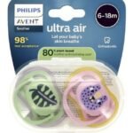 AVENT sucette Air +6m mix design 2pc
