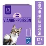 BONI chat effil.viande&pois.gelée 12x85g