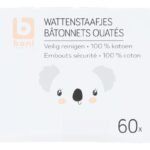 BONI bâtonnets ouatés bébé 60pc