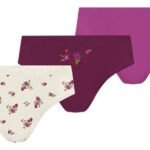 DIM Slip liberty framboise 12j 3pc