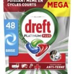 DREFT PLATINUM + tabs vaisselle 48pc
