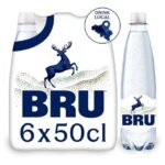 BRU Eau légèrement pétillante 50cl (1pc)
