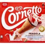 CORNETTO Glace Fraise 6x125ml