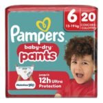 PAMPERS Baby dry pants T6 20pc