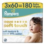 PAMPERS Wipes Soft 3x60pc