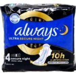 ALWAYS serv.hygiéniques secure night 8pc