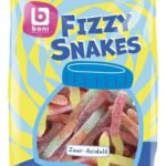 BONI Fizzy Snakes acidulé 600g