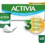 ACTIVIA yaourt nature 0% 8x125g