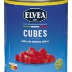 ELVEA tomates morceaux pelées 800g