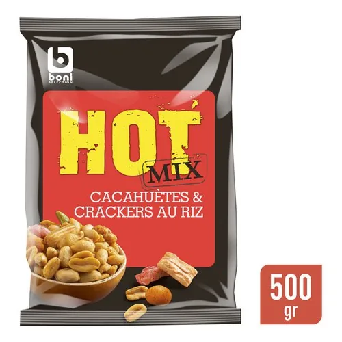 1811621 BONI Hot Mix cacahuètes&crack.riz 500g – Image 1