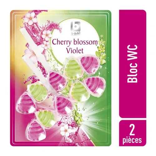 2296897 BONI bloc-WC Cherry Blossom&Violet 2pc – Image 1