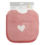 DREAMBEE bavoir rose foncé/rose 2pc