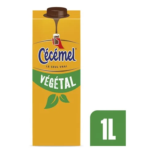 3169367 CHOCOMEL végétal boisson chocolat 1L – Image 1