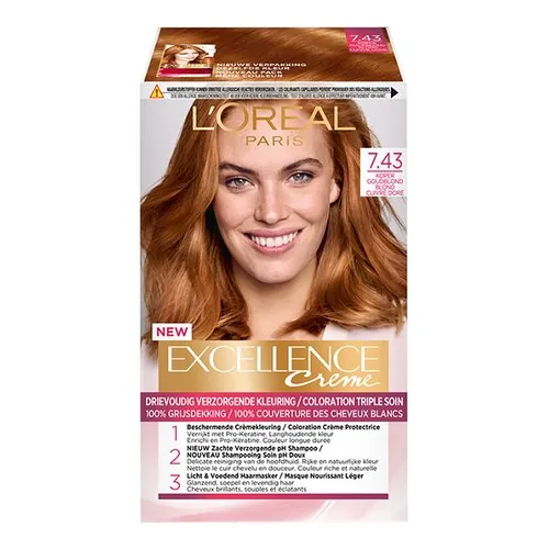 3271665 L'OREAL Excellence bl. cuivré doré 7.43 (1pc) - Image 1