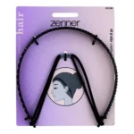 ZENNER diadème avec peigne noir (1pc)
