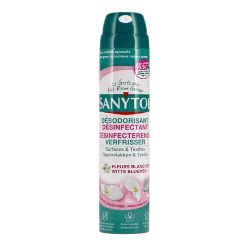 4066615 SANYTOL désodorisant fleur blanche 300ml - Image 1