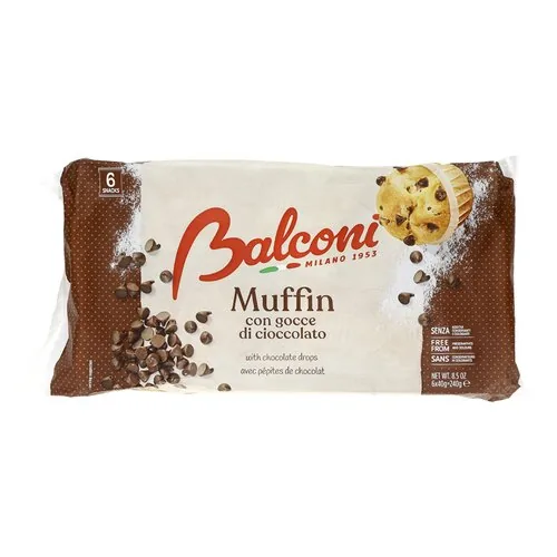 4140623 BALCONI Muffin Pépites Chocolat 6x40g – Image 1