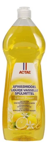 4169753 ACTAE liquide vaisselle citron 1L - Image 1
