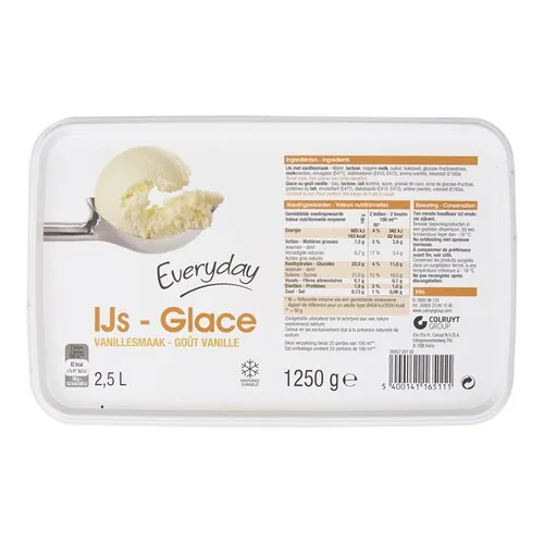 625303 EVERYDAY glace vanille 2,5L – Image 1